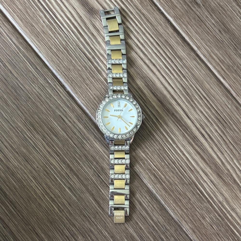 Fossil Women's Two-Tone Silver and Gold Watch